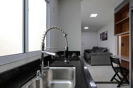Cozinha de apartamento para alugar com 2 quartos, 71m² em Vila Sao Paulo, Mogi das Cruzes