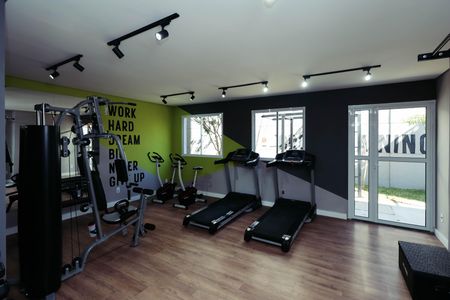 Apartamento para alugar com 28m², 2 quartos e sem vaga Apartamento para alugar com 28m², 2 quartos e sem vagaAcademia