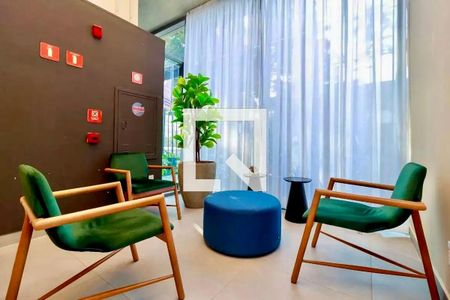 Studio à venda com 25m², 1 quarto e sem vagaHall Social Bloco