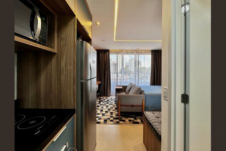 Studio à venda com 25m², 1 quarto e sem vagaCozinha