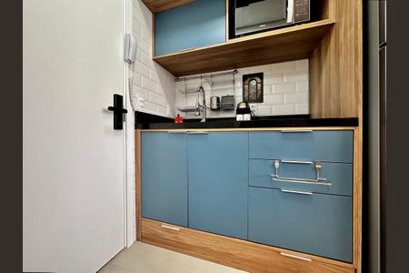 Studio à venda com 25m², 1 quarto e sem vagaCozinha