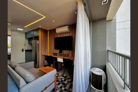 Studio à venda com 25m², 1 quarto e sem vagaSacada do Quarto