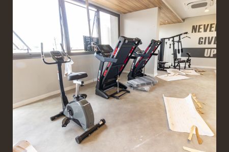 Apartamento à venda com 28m², 1 quarto e sem vaga Apartamento à venda com 28m², 1 quarto e sem vagaÁrea comum - Academia