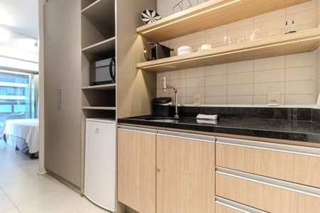 Studio à venda com 29m², 1 quarto e sem vagaCozinha