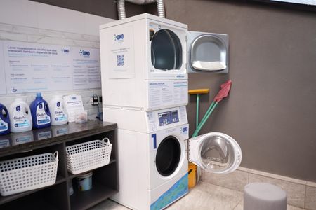 Studio à venda com 27m², 1 quarto e sem vagaLavanderia / Bicicletário