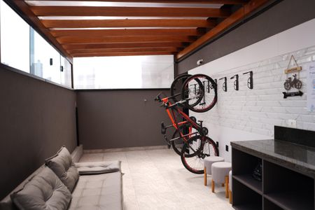Studio à venda com 27m², 1 quarto e sem vagaLavanderia / Bicicletário