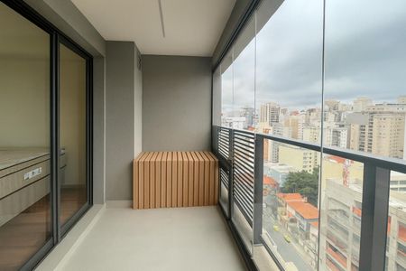 Sacada de apartamento para alugar com 1 quarto, 27m² em Pompeia, São Paulo