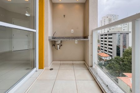 Varanda da Sala de apartamento à venda com 1 quarto, 42m² em Vila Mariana, São Paulo