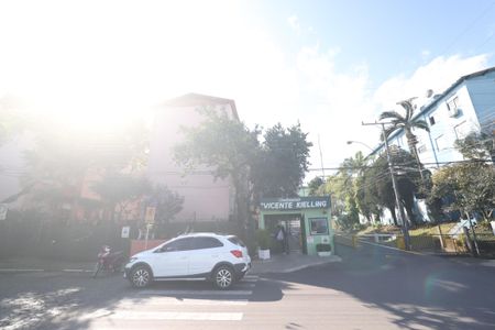 Apartamento à venda com 32m², 1 quarto e 1 vagaFachada e portaria