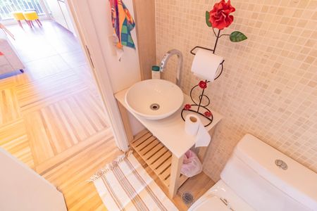 Lavabo de apartamento para alugar com 2 quartos, 89m² em Vila Mascote, São Paulo