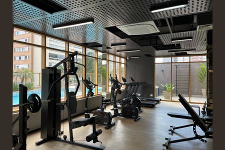 Apartamento para alugar com 29m², 1 quarto e sem vaga Apartamento para alugar com 29m², 1 quarto e sem vagaÁrea comum - Academia