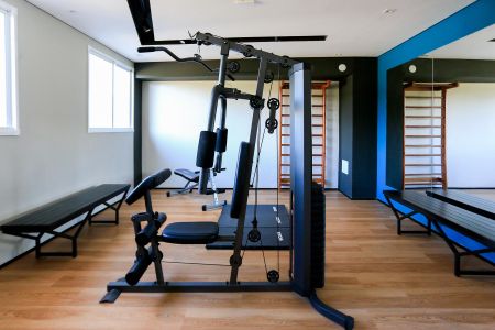 Apartamento à venda com 26m², 1 quarto e sem vaga Apartamento à venda com 26m², 1 quarto e sem vagaÁrea comum - Academia