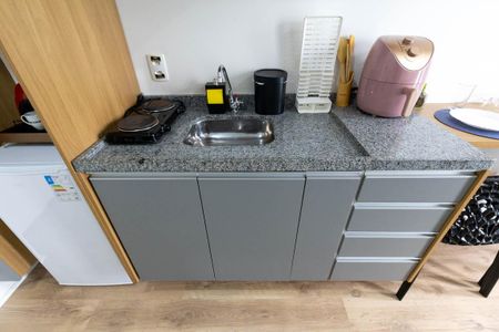 Apartamento à venda com 27m², 1 quarto e sem vaga Apartamento à venda com 27m², 1 quarto e sem vagaCozinha