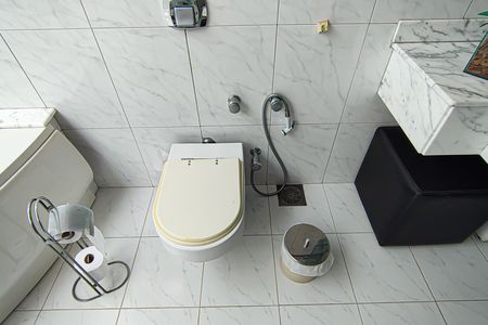 Casa de condomínio para alugar com 540m², 4 quartos e 4 vagas Casa de condomínio para alugar com 540m², 4 quartos e 4 vagasBanheiro da Suíte 4