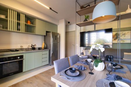 Apartamento à venda com 43m², 1 quarto e 1 vaga Apartamento à venda com 43m², 1 quarto e 1 vagaSala/Cozinha