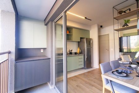 Apartamento à venda com 43m², 1 quarto e 1 vaga Apartamento à venda com 43m², 1 quarto e 1 vagaVaranda