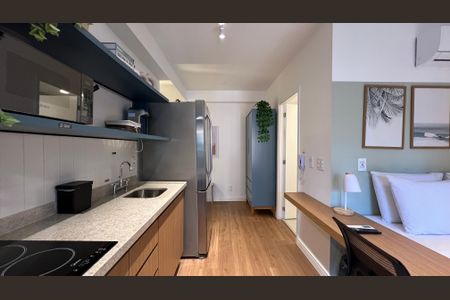 Studio à venda com 33m², 1 quarto e sem vagaCozinha