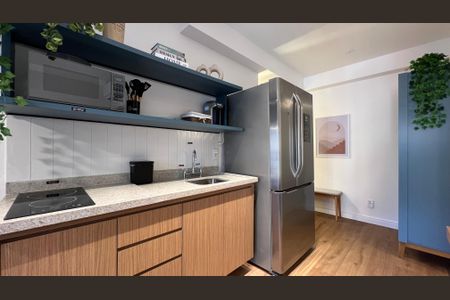 Studio à venda com 33m², 1 quarto e sem vagaCozinha