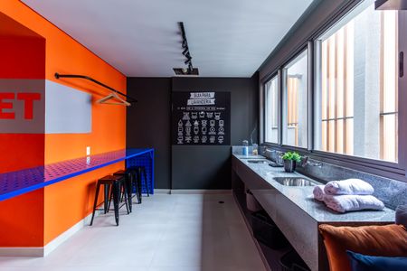 Apartamento para alugar com 39m², 1 quarto e sem vaga Apartamento para alugar com 39m², 1 quarto e sem vagaLavanderia