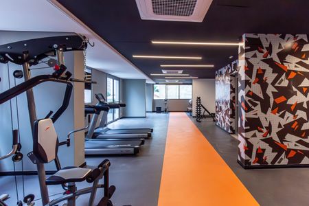 Apartamento para alugar com 39m², 1 quarto e sem vaga Apartamento para alugar com 39m², 1 quarto e sem vagaAcademia