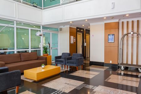 Studio à venda com 30m², 1 quarto e 1 vaga Studio à venda com 30m², 1 quarto e 1 vagaHall social