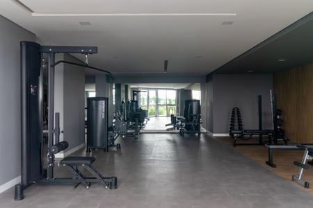 Apartamento à venda com 41m², 2 quartos e 1 vaga Apartamento à venda com 41m², 2 quartos e 1 vagaÁrea comum - Academia