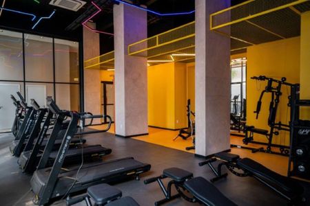 Studio à venda com 25m², 1 quarto e sem vaga Studio à venda com 25m², 1 quarto e sem vagaAcademia