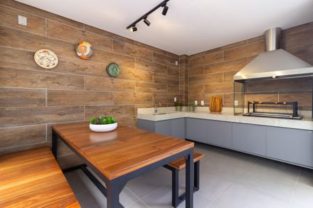 Apartamento à venda com 29m², 1 quarto e sem vaga Apartamento à venda com 29m², 1 quarto e sem vagaÁrea comum - Churrasqueira