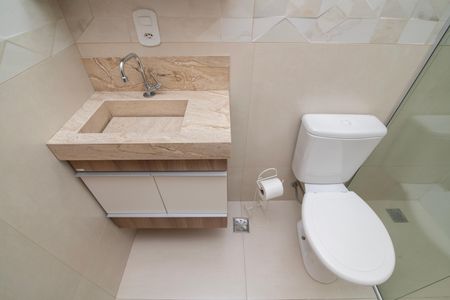 Apartamento para alugar com 76m², 3 quartos e 1 vaga Apartamento para alugar com 76m², 3 quartos e 1 vagaBanheiro do Quarto 3 Suíte