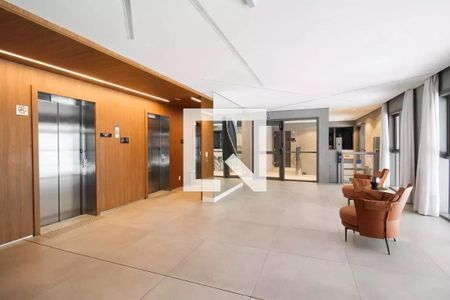 Apartamento à venda com 63m², 1 quarto e 2 vagas Apartamento à venda com 63m², 1 quarto e 2 vagasHall social