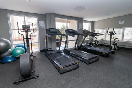 Apartamento à venda com 53m², 2 quartos e 2 vagas Apartamento à venda com 53m², 2 quartos e 2 vagasÁrea comum - Academia