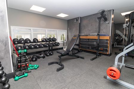 Apartamento à venda com 53m², 2 quartos e 2 vagas Apartamento à venda com 53m², 2 quartos e 2 vagasÁrea comum - Academia