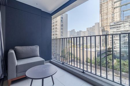 Studio à venda com 24m², 1 quarto e sem vagaVaranda