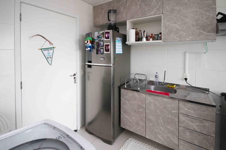 Apartamento à venda com 28m², 1 quarto e sem vaga Apartamento à venda com 28m², 1 quarto e sem vagaCozinha e Área de Serviço