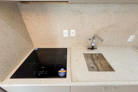 Studio à venda com 38m², 1 quarto e sem vagaCozinha