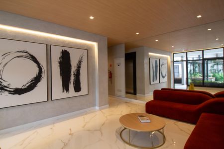 Studio para alugar com 29m², 1 quarto e sem vaga Studio para alugar com 29m², 1 quarto e sem vagaHall Social