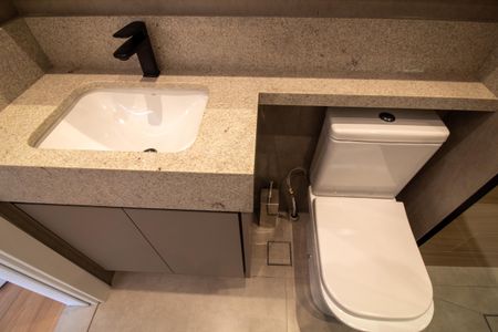 Studio para alugar com 29m², 1 quarto e sem vaga Studio para alugar com 29m², 1 quarto e sem vagaBanheiro