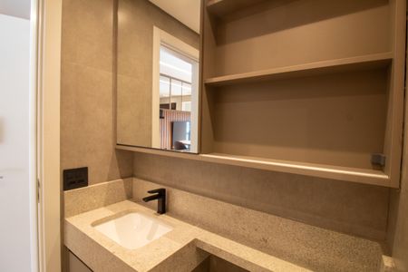 Studio para alugar com 29m², 1 quarto e sem vaga Studio para alugar com 29m², 1 quarto e sem vagaBanheiro