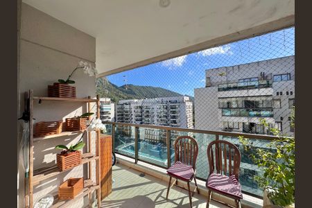 Varanda de apartamento à venda com 3 quartos, 163m² em Recreio dos Bandeirantes, Rio de Janeiro