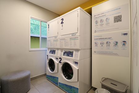 Apartamento para alugar com 28m², 1 quarto e sem vagaLavanderia