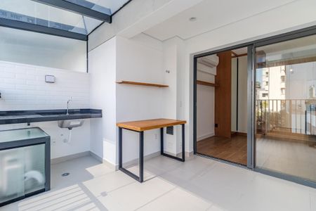 Studio para alugar com 32m², 1 quarto e sem vagaVaranda