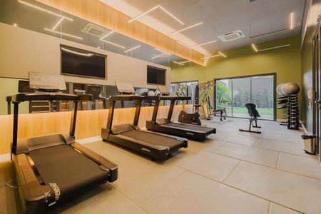 Studio para alugar com 32m², 1 quarto e sem vaga Studio para alugar com 32m², 1 quarto e sem vagaÁrea comum - Academia