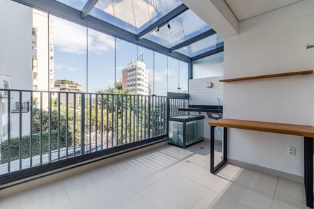 Studio para alugar com 32m², 1 quarto e sem vagaVaranda