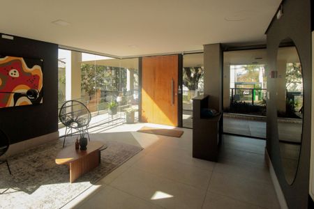 Apartamento à venda com 64m², 2 quartos e 2 vagas Apartamento à venda com 64m², 2 quartos e 2 vagasHall social