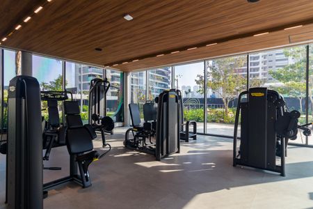 Apartamento para alugar com 186m², 3 quartos e 2 vagas Apartamento para alugar com 186m², 3 quartos e 2 vagasÁrea comum - Academia