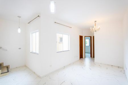 Sala de apartamento à venda com 2 quartos, 92m² em Vila Vilma, Santo André
