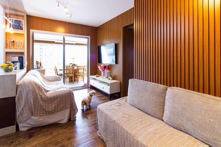 Sala de apartamento à venda com 3 quartos, 79m² em Vila Anastácio, São Paulo