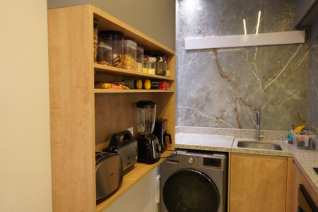 Apartamento à venda com 38m², 1 quarto e sem vagaCozinha e Área de Serviço