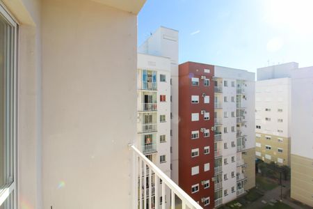 Varanda da Sala de apartamento para alugar com 2 quartos, 52m² em Fátima, Canoas