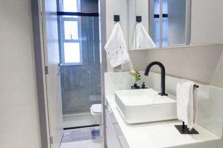 Apartamento à venda com 105m², 3 quartos e 2 vagasBanheiro Social